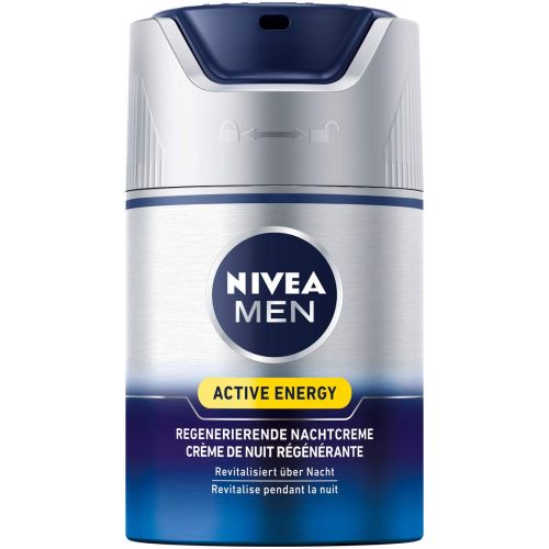  [아마존 핫딜]  [아마존핫딜]Nivea Men NIVEA MEN Active Energy Regenerierende Nachtcreme im 1er Pack (1 x 50 ml), regenerierende Nachtcreme fuer Manner, Feuchtigkeitscreme pflegt ueber Nacht