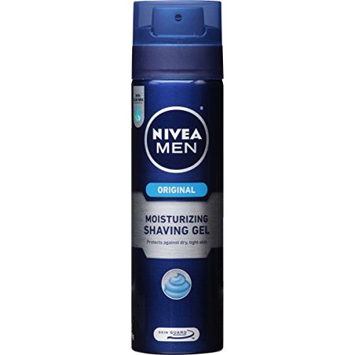  Nivea Men Moisturizing Shave Gel, 7-Ounce Canister (Pack of 12)