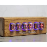 NixieDream Cool Gift for Him - Vintage Nixie Clock with Remote in a Premium Gift Box