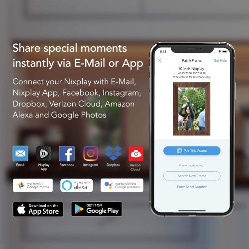  [아마존 핫딜] Nixplay Smart Digital Photo Frame 10.1 Inch - Share Moments Instantly via E-Mail or App
