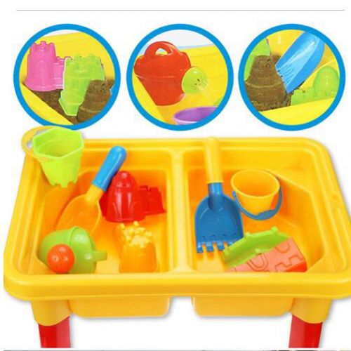  No!no! WALLER PAA 11pcs Kids Children Beach Toy Set Sand Water Table Platform Play Bucket Toys