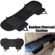 No Universal Car Auto Rear Seat Cover PU Leather Bamboo Charcoal Cushion Pad Mat