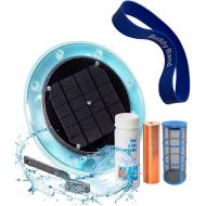 Original Solar Pool Ionizer, Copper Ionization - Eliminate Algae | Keeps Pool Cleaner and Clear, 85% Less Chlorine, Solar Pool Cleaner, Free Buddy Band, Up to 35,000 Gal, Lifetime Replacement Program