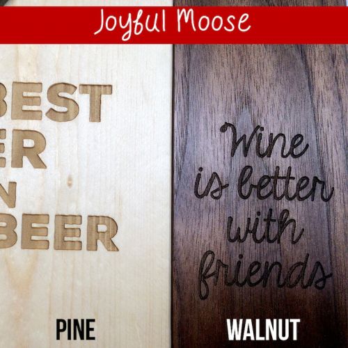  JoyfulMoose Personalized Brewery Sign - Custom Wood Sign - Rustic Beer Bottle Opener