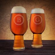 DesignstheLimit Personalized IPA Beer Glass with Monogram Design Options & Font Selection and Optional Monogrammed Bottle Opener (Each) See Item Details