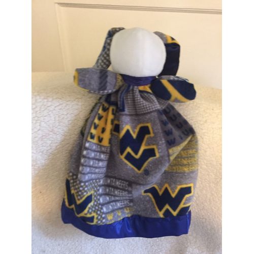  Snugglebuddies WVU Baby Bunny Lovey Blanket and BFF forever!