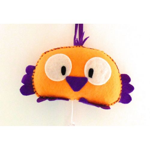  JufVrolijk music box funny bird (dark yellowpurple)