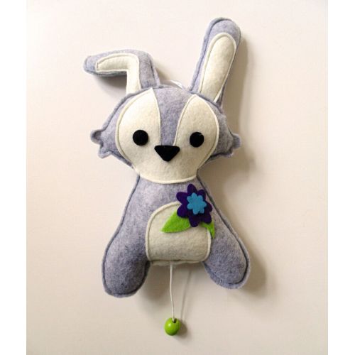  JufVrolijk music box bunny (grey)