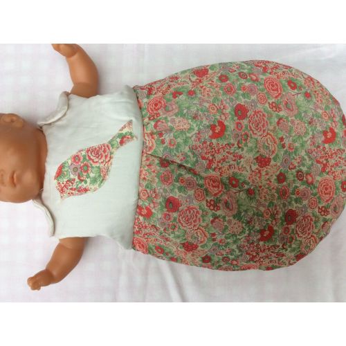  CelestineBordeaux Sleeping bag liberty Elysian pink doll 36 cm