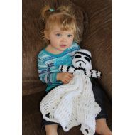 BoredMamaCrochet Crochet Storm Trooper Blanket Doll