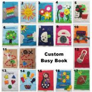 /CaitsCraftyCorner Quiet Busy Book- 8 Pages