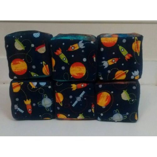  TanitaLoveDesigns Baby Boys Outer Space Block Set