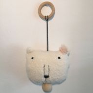 NoBrand pull string musical crib toy icebear