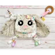 NoBrand Baby Bunny Lovey Minky Cuddle Blanket Soft Toy Sensory Play Friend