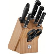 ZWILLING Professional S Knife Block, 7-Piece Bamboo Block, Knife and Scissors Made of Special Stainless Steel / Plastic Handle