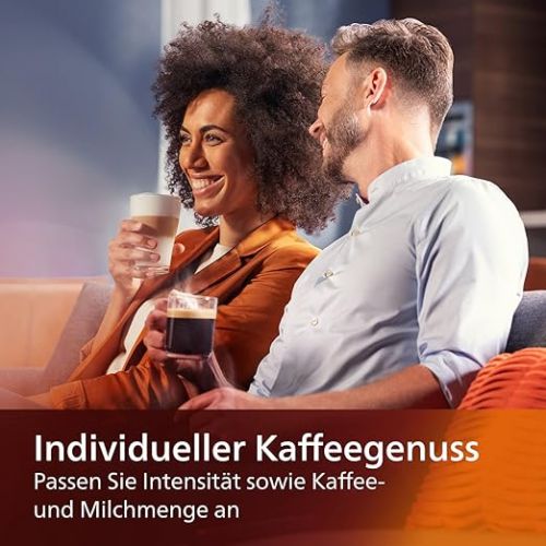  Philips Serie 5400 Kaffeevollautomat - LatteGo Milchsystem- 12 Kaffeespezialitaten- Intuitives Display- 4 Benutzerprofile- Schwarz (EP5441/50)