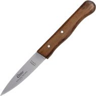 Clauss Solingen CL-20007 Kitchen Knife, Vegetable Knife Small with Ergonomic Wooden Handle Made of Black Walnut and Double Rivet Pins, Sharp Medium Pointed Blade, 18 cm