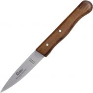 Clauss Solingen CL-20007 Kitchen Knife, Vegetable Knife Small with Ergonomic Wooden Handle Made of Black Walnut and Double Rivet Pins, Sharp Medium Pointed Blade, 18 cm