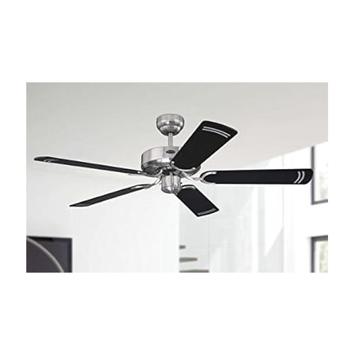  78370 Cyclone 132 cm, Deckenventilator, gebursteter Stahl