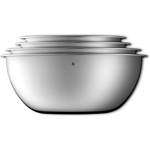  WMF Gourmet Bowl Set for Kitchen 4-Piece Stainless Steel Cromargan Multifunctional Mixing Bowl, Salad Bowl, Serving Bowl, Stackable