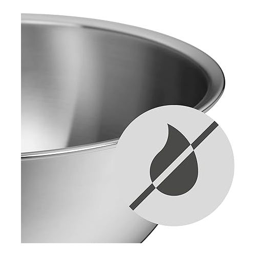  WMF Gourmet Bowl Set for Kitchen 4-Piece Stainless Steel Cromargan Multifunctional Mixing Bowl, Salad Bowl, Serving Bowl, Stackable