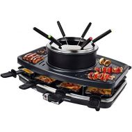 Syntrox Germany Freiburg 3 in 1 Raclette Grill Fondue for 8 People
