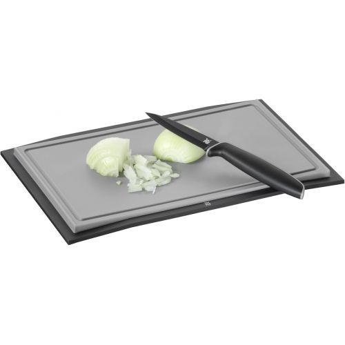  WMF Chopping Board, Carving Board, Touch Lagoon Blue, 32 x 20 cm, Rectangular, Plastic, Juice Grooves, Dishwasher Safe, Easy Cleaning, Hygienic, Gentle on Blades, Tasteless