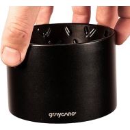 graycano Dripper - Pour Over Coffee Filter Holder Made of Aluminium with Easy-Clean Coating + Cork Sleeve Vegan and Sustainable, Single Cup Coffee Maker (Snow)
