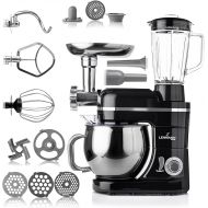 Lehmann Universal Food Processor 3-in-1 Set | Mixing Machine with Planetary Mixing System | Multifunctional Food Processor with Meat Grinder | Includes 1.5 L Juicer and 5 L Stainless Steel Bowl