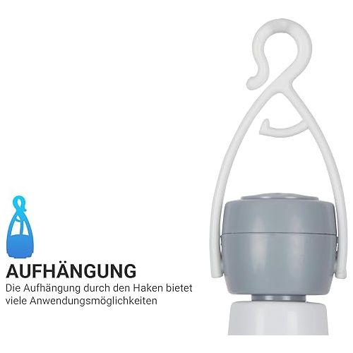  Bestlivings Portable Ceiling Fan 230 V / 5 Watt Diameter 42 cm Portable Ceiling Fan with Hanger and Switch Energy Saving.