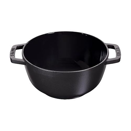  Staub Fondue Set, Induction-Compatible, Cast Iron, 1 Unit