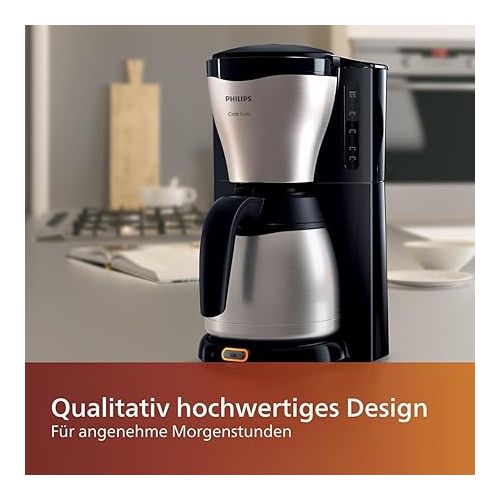  Philips HD7546 / 20 Gaia filter coffee machine with thermo jug, black / metal