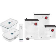 ZWILLING Fresh & Save Vacuum Starter Set Glass 8 Pieces Includes Cans, Pump and Bag La Mer