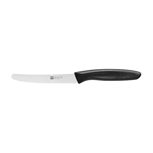  Zwilling knife set, 6 pieces, kitchen knives, blade length: 12 cm, stainless special steel/plastic handle, twin grip.