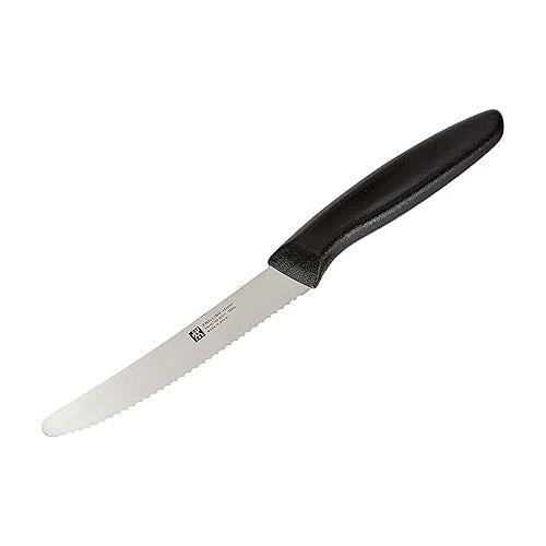  Zwilling knife set, 6 pieces, kitchen knives, blade length: 12 cm, stainless special steel/plastic handle, twin grip.