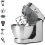Kenwood Prospero+ KHC29A.R0SI Food Processor, 4.3 L Stainless Steel Bowl, Includes 10-Piece Accessory Set with Meat Grinder, Glass Mixer, Citrus Juicer and More, Includes EasyWeigh Scale, 1000W,