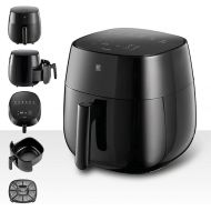 Zwilling Air Fryer, 4 L, 6 Programmes, 1,400 Watt Hot Air Fryer,, for Frying, Cooking and Baking without Fat, Includes Recipe Book (English Language not Guaranteed), Black