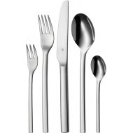 WMF Tavira Cutlery Set for 12 People, 60 Pieces, Monobloc Knife, Polished Cromargan Stainless Steel, Glossy, Dishwasher Safe