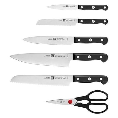  ZWILLING 36133-000-0 Gourmet Self-sharpening knife block, dark brown, 7-part