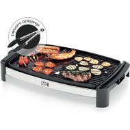 LEBENLANG Tepaniaky Electric Grill with TUV & GS 2200 Watt Electric Grill for 4-8 People Portable XXL Grill for Indoor Use Tepaniaky Table Grill Electric Grill for Balcony
