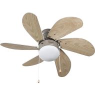 Bestron Ceiling Fan with Lamp, DC30T