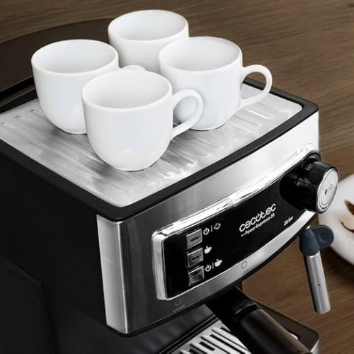  Cecotec Espresso and Cappuccino Coffee Machine, Black