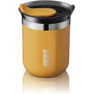 WACACO Octaroma Classico Vacuum Insulated Coffee Mug, Double Walled Stainless Steel Travel Mug with Sipping Lid, 6 fl oz (180ml), Yellow