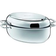 Silit 3038622211 Roaster 38 x 26 cm Oval with Lid Stainless Steel