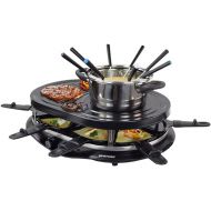 Syntrox Germany 4 in 1 Raclette Grill Fondue Hot Stone for 8 People