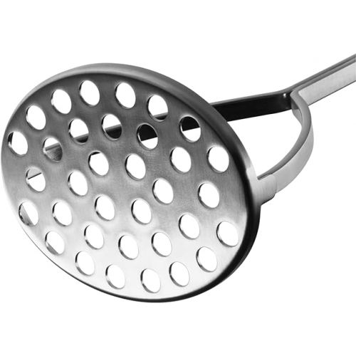  WMF Profi Plus potato masher, 28.5 cm, Cromargan stainless steel, partially matt, dishwasher-safe.