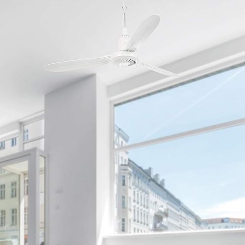  Sichler Household Appliances Ceiling Fan: XXL Mobile Ceiling Fan 3 Blades Timer Hook 105 cm 20W (Mobile Ceiling Fans)