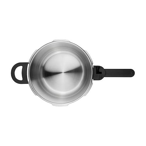  ZWILLING EcoQuick II Pressure Cooker / Steam Pressure Cooker Diameter 22 cm 6 L for All Hobs Including Induction 18/10 Stainless Steel Silver