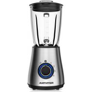 Anthter CY-212 Professional Mixer, 220 V, 1000 W Stand Mixer for Kitchen, 4 Stainless Steel Blades, Ideal for Puree, Ice Crush, Shakes and Frozen Drinks