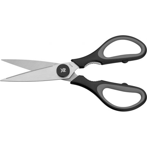  WMF “Touch” Kitchen Scissors, Stainless Steel, Lagoon Blue, Ergonomic Shape